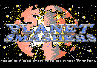 Planet Smashers Title Screen